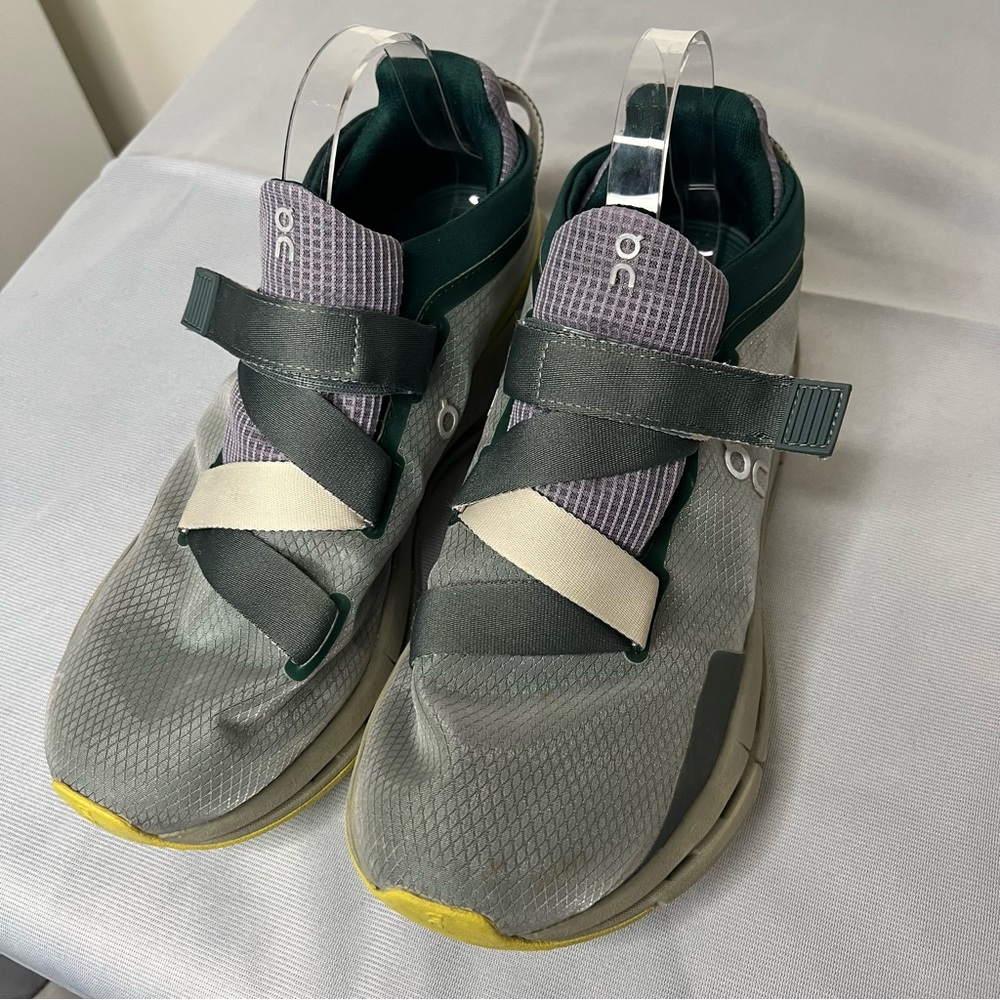 On Cloud Women’s Size 11 Tennis Shoes Cloud Nova Wrap Grey Lavender Sneaker Gym - Picture 5 of 11